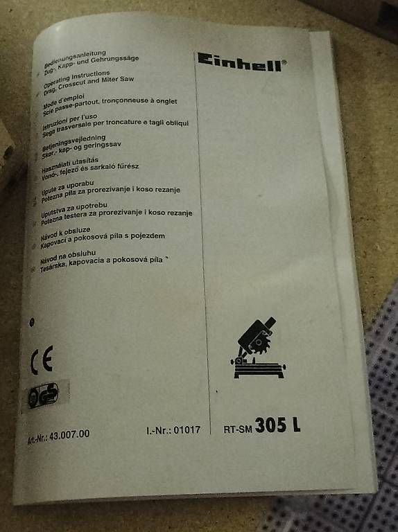 Seghe: Einhell RT-SM 305 L Tischsäge mit Standfuss – Usato da Steinach venduto da Tsgweh 2
