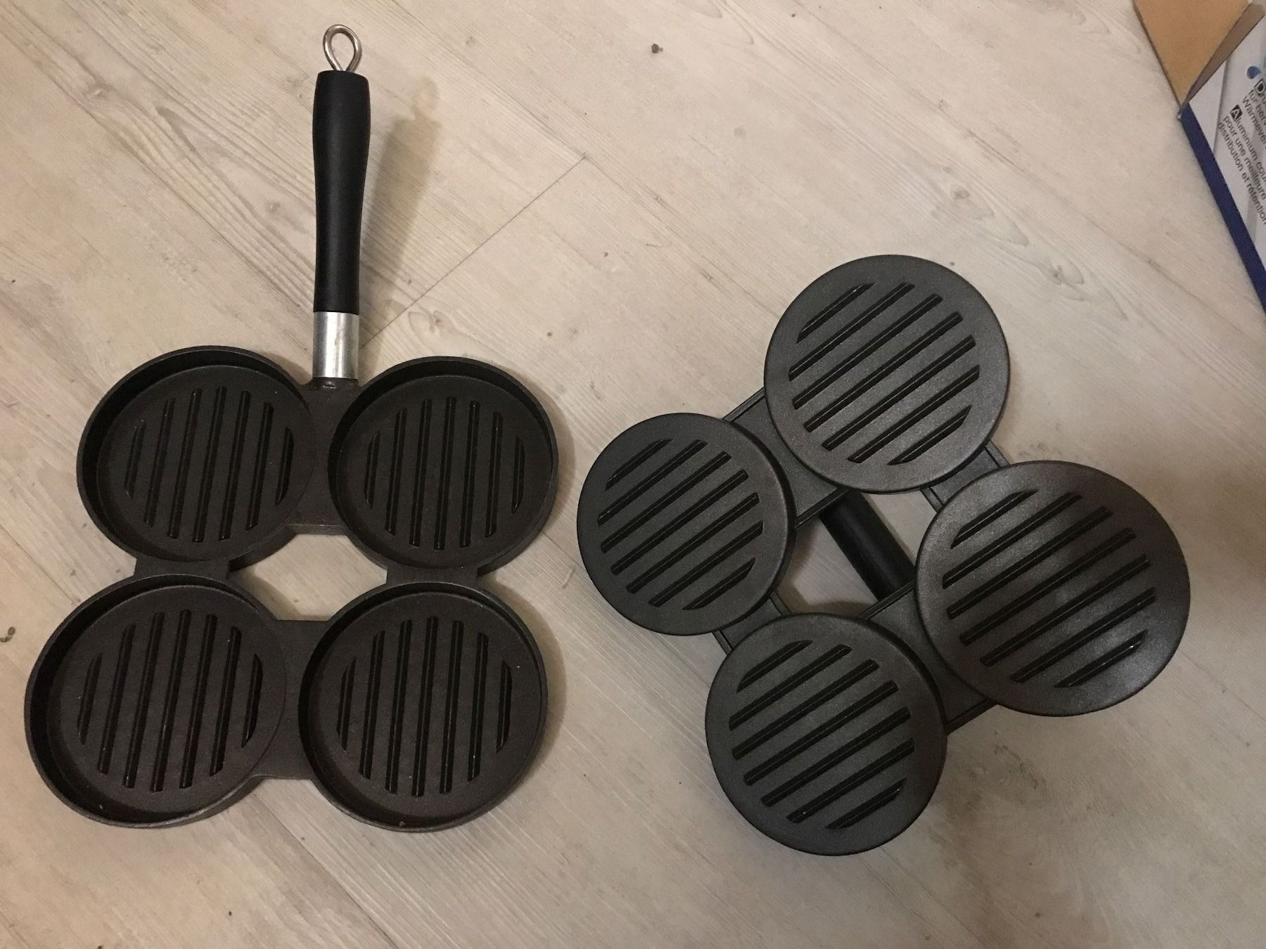 Pfannen: Hamburger Bratpfanne 4x11,5 cm mit Deckel – Gebraucht aus Muttenz von U41g 3