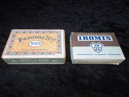 Medi-Schachtel und Havanna Schachtel