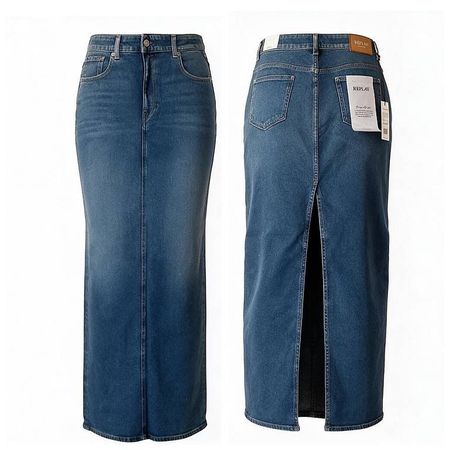 Neu mit Etikett Skirt Replay Wide-Leg Jeans M