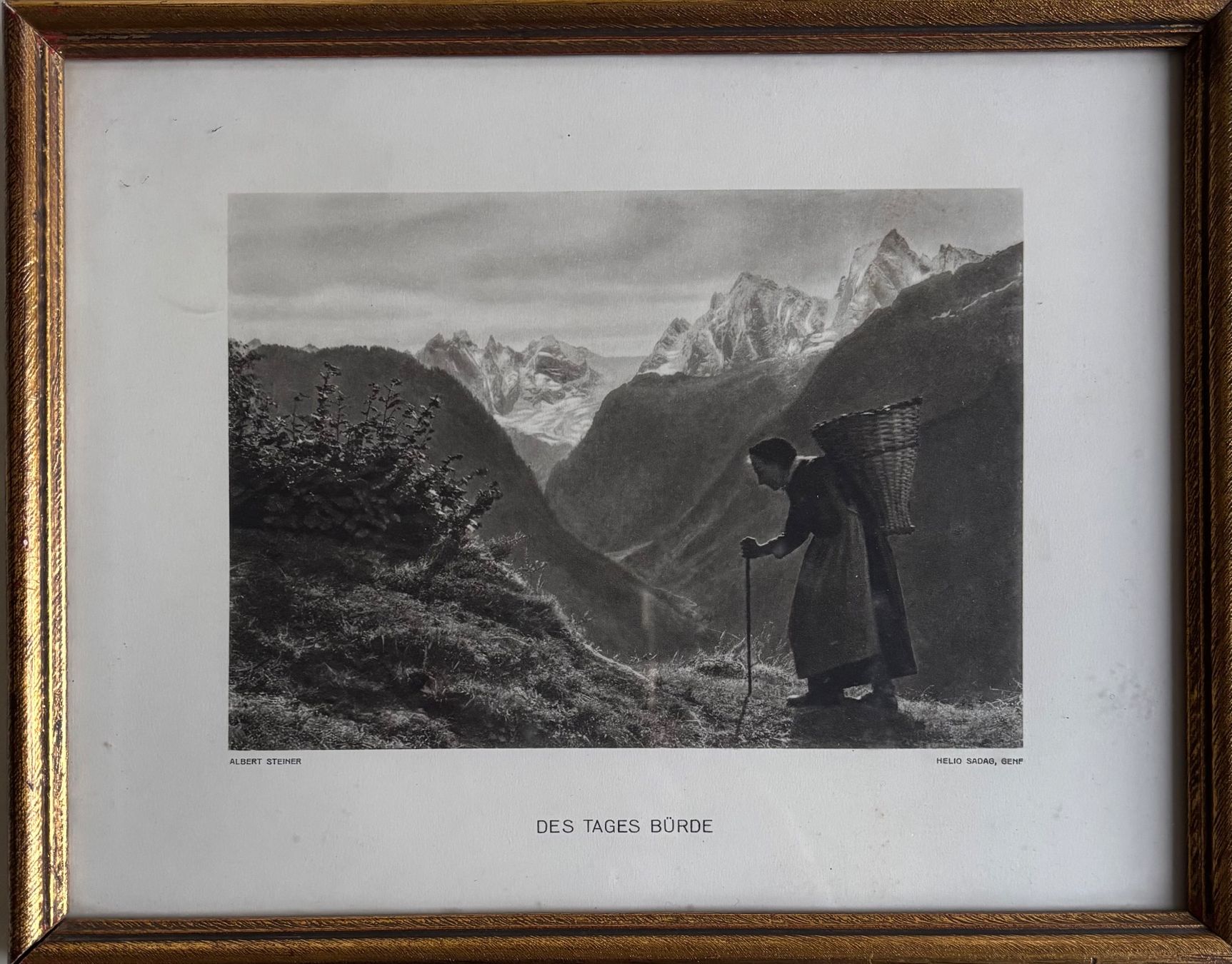 Albert Steiner, Des Tages Bürde, Heliogravure, VINTAGE (D'occasion) à ...