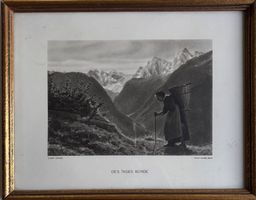 Albert Steiner, Des Tages Bürde, Heliogravure, VINTAGE
