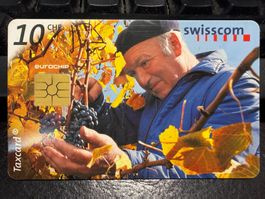 Swisscom Taxcard 10 CHF Wümmet Fläsch gebraucht