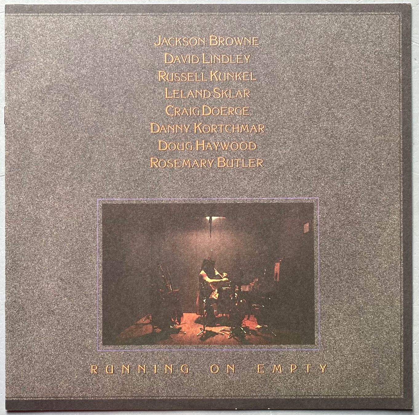 Dischi in vinile: JACKSON BROWNE - RUNNING ON EMPTY – Usato da Poliez-Pittet venduto da Newtown-Records 4