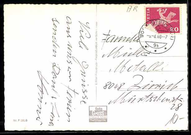 Cartes postales: Stein /App., Flugaufnahme gegen Haslen,  – D'occasion à Berlin par bartko-reher 1