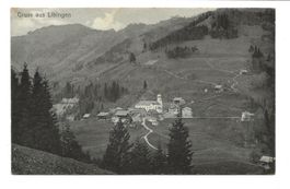 Gruss aus Libingen (SG) Toggenburg - Dorfpartie Kirche rar !