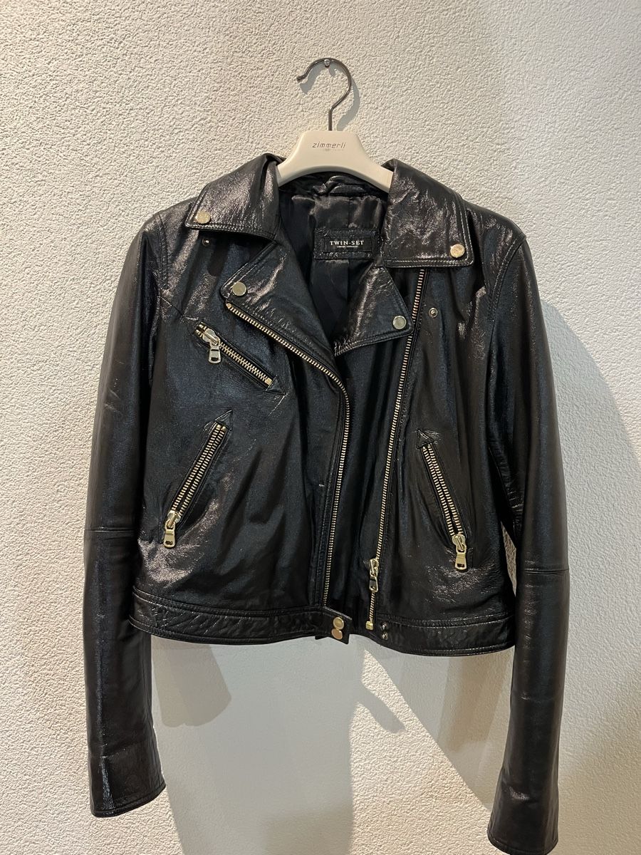 Twinset Vestes: "Twinset" Lederjacke – Neuf (Voir description) à Oberrieden par son_b5mf