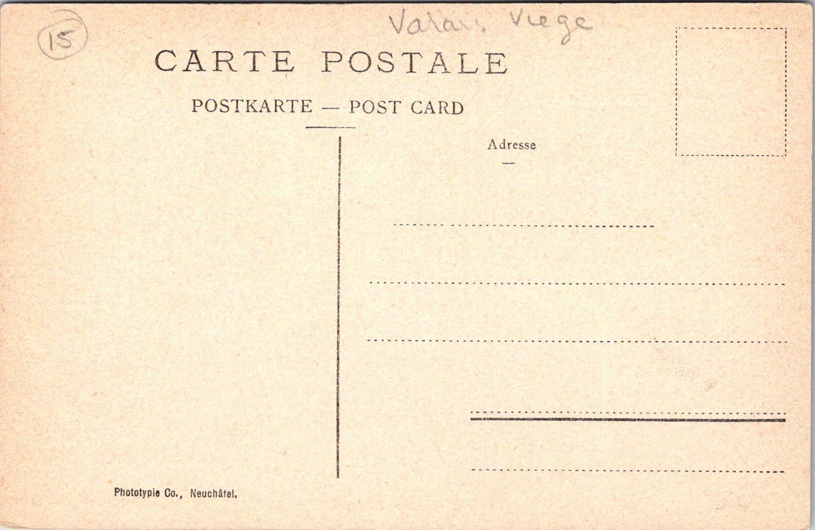 Cartoline postali: Train, Gare, Bahn, Bahnhof à St. Nicolas – Usato da Solothurn venduto da insolothurn 1
