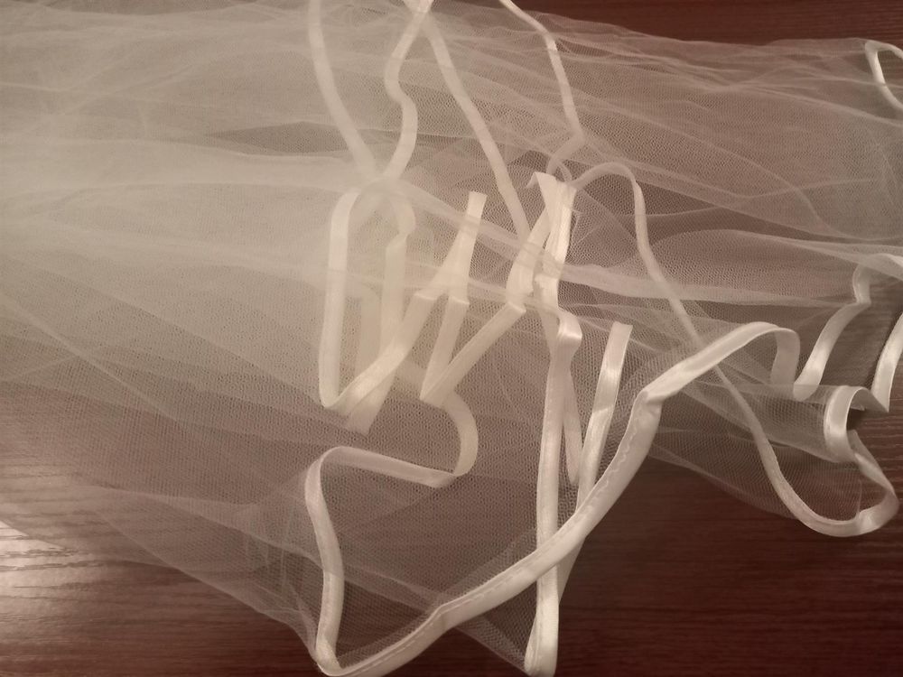 Voile De Mantille Catholique Pour Femme - En Tulle Dentelle, 55 Cm, Pour Mariage Ou Cérémonie