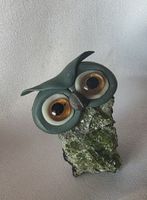 Eule Figur Naturstein Handgemacht siehe Foto 