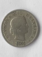 5 Rappen Helvetica 1901