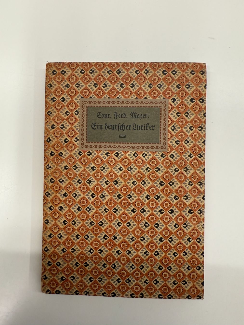 Libri: Conrad Ferdinand Meyer: Ein deutscher Lyriker – Usato da Erstfeld venduto da Mario_boe0