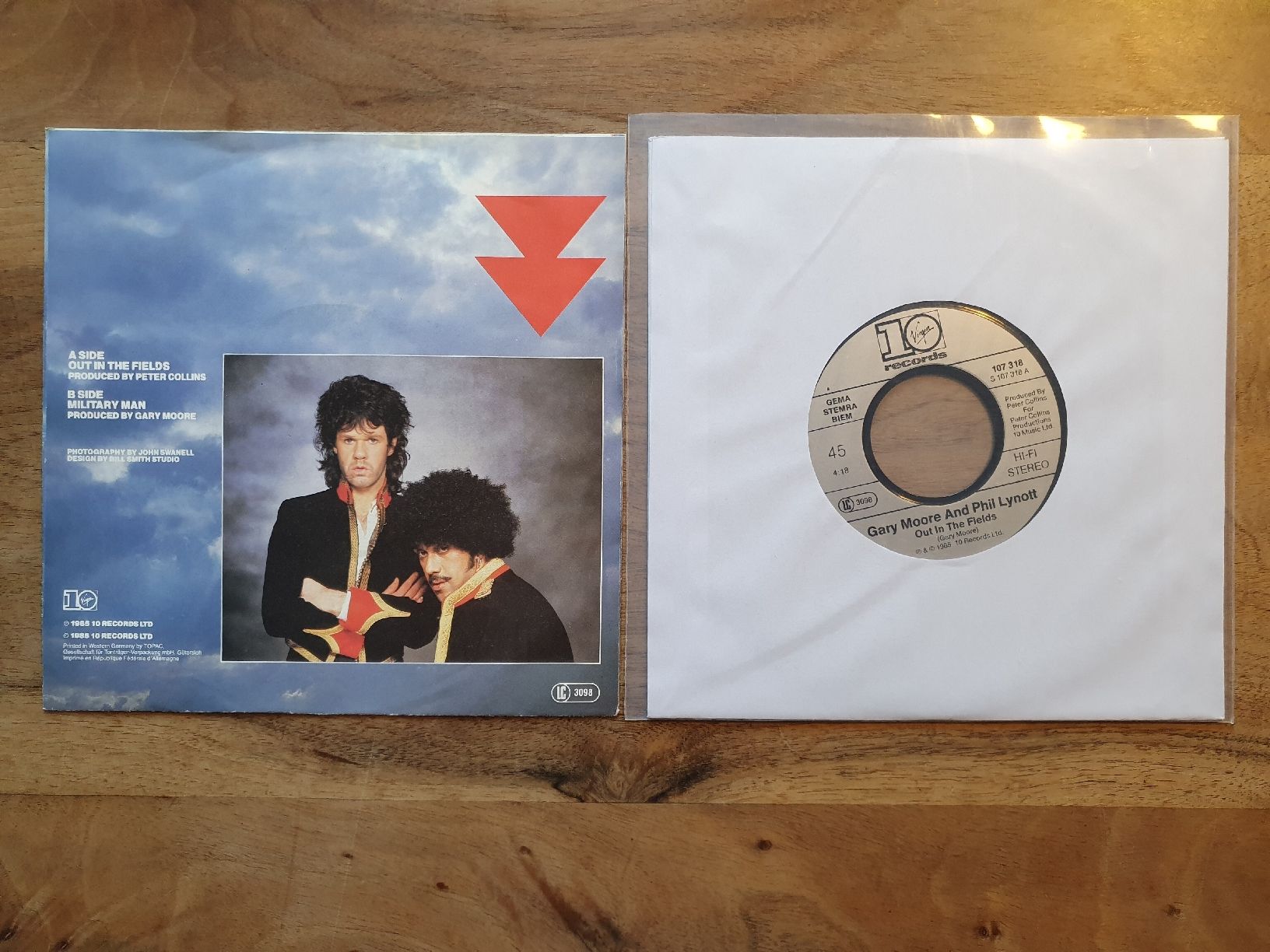 Dischi in vinile: Gary Moore & Phil Lynott - Out in the Fields – Usato da Sirnach venduto da dimitri1963 1