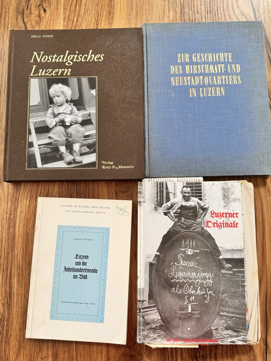 Libri: Luzern Geschichte Hirschmatt-Neustadt Originale etc – Usato da Emmenbrücke venduto da Steipler