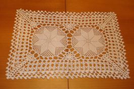 Napperon crocheté main