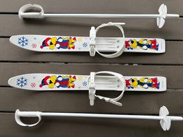 Kinder Ski Set Rutscherli mit Stöcken Komperdell