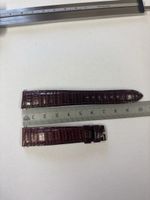 Blancpain Leder Armband Echsen Rot Rötlich 15x12 mm