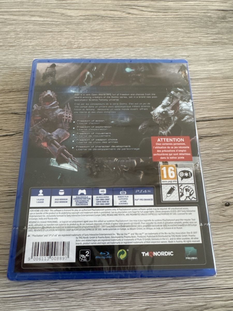 Giochi: Jeu PS4 Elex - Edition Neuve Scellée - Aventure RPG – Nuovo e nell'imballaggio originale da Courrendlin venduto da jay_lkn6 1