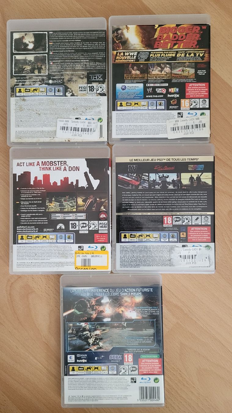 Giochi: Playstation 3 Spiele Sammlung 5x kompl.mit Anleitung – Nuovo (secondo la descrizione) da Biel/Bienne venduto da Retrohr 1