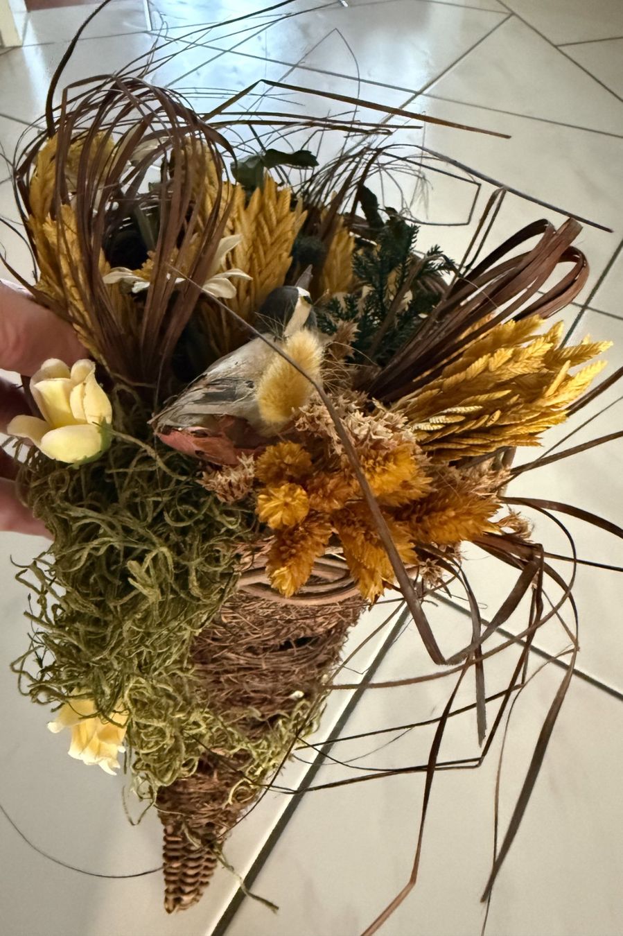 Tutte le decorazioni: Füllhorn mit Trockenblumen – Usato da Wängi venduto da squirrelwoman 3