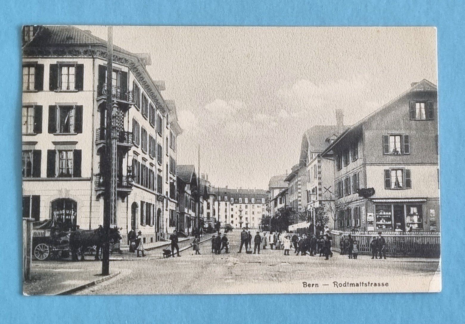 Ansichtskarten: Bern - Rodtmattstrasse - stark belebt - 1912 – Gebraucht aus Rothrist von RROENK