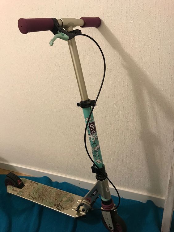 Trottinette Oxelo Mid 9 Rouge – Pour Adultes, Occasion En Excellent état