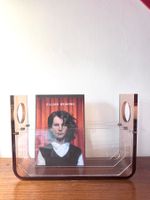 Porte-revues Michel/Dumas Roche Bobois plexiglas vintage 70s