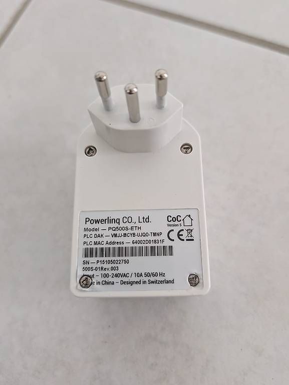 myStrom Wlan: MyStrom Powerline PQ500S-ETH – Gebraucht aus Sonceboz-Sombeval von michael.l 2