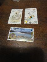 Lot de 3 timbres rares de Djibouti et Circonscription!