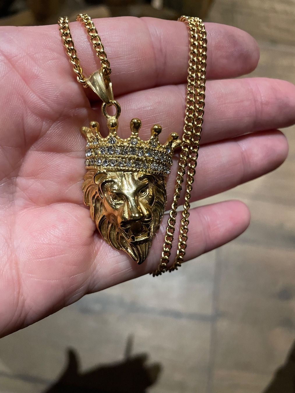Catenine: Lion head necklace – Nuovo e nell'imballaggio originale da Aarburg venduto da StavFashion 1