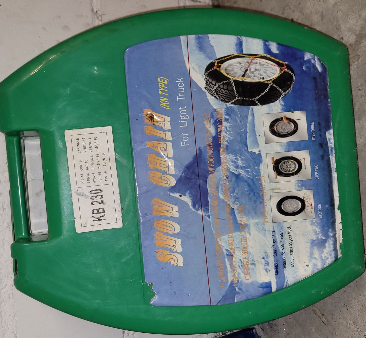 Catene da neve: KB230 Snow Chains for Light Trucks - Winter Ready! – Usato da Bubikon venduto da izo_5ckz