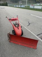 Einachser Bucher mit Schneeschild 130cm mit MAG Motor