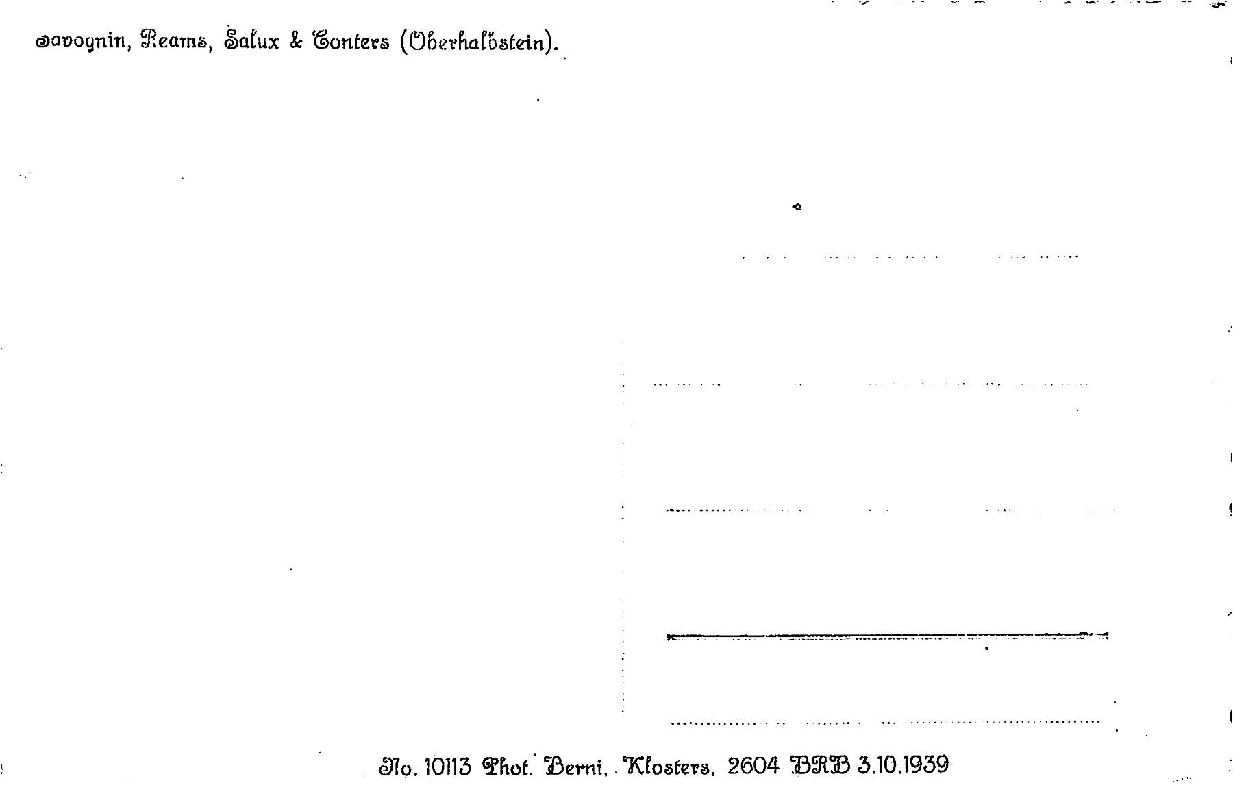 Ansichtskarten: 3x Savognin – Gebraucht aus Ottikon b.Kemptth. von Neptun1974 3