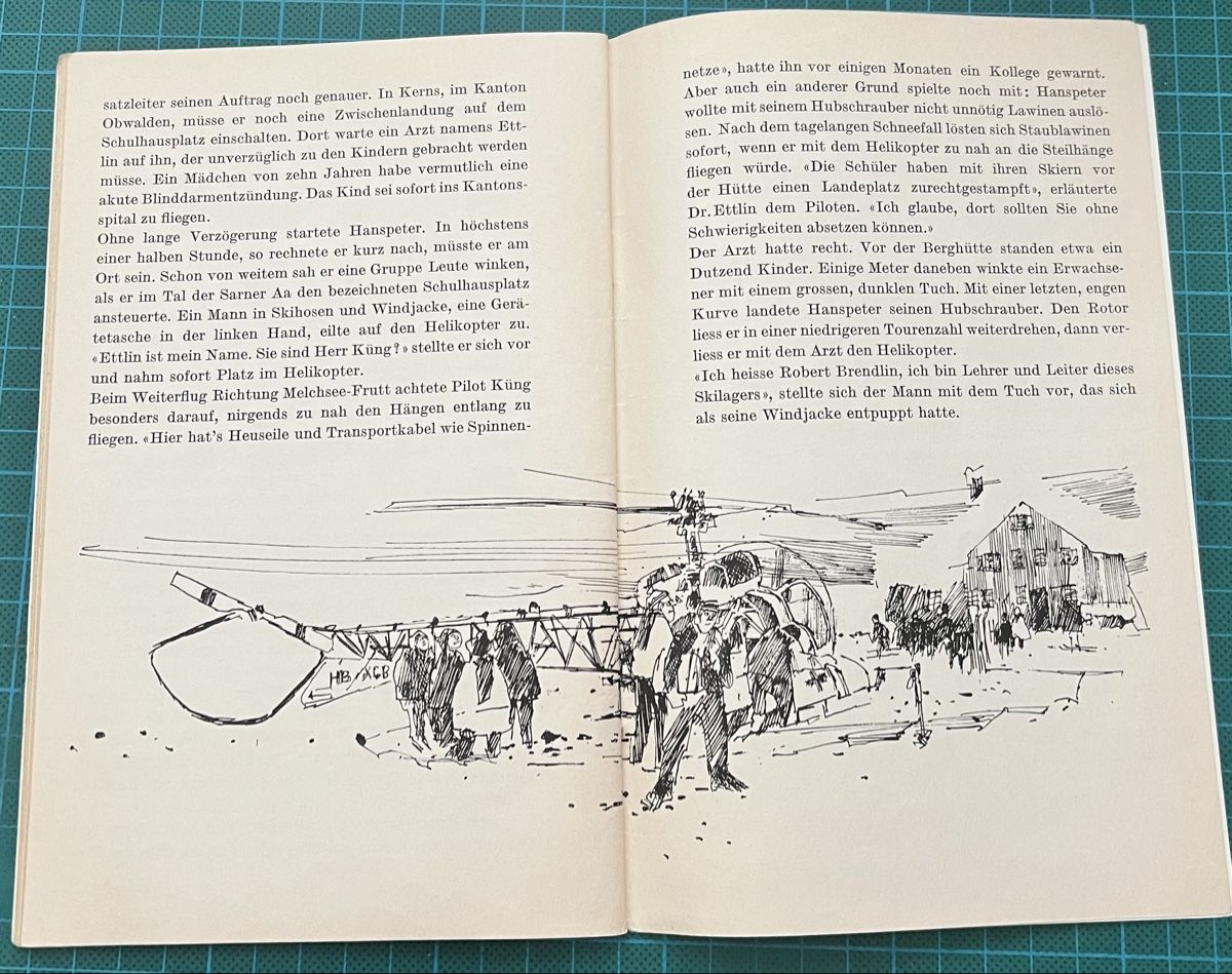 Libri: Im Heli zu Hause Heft in deutscher Sprache  – Usato da Sevelen venduto da Ritiplampi 5