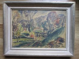 Landschaftsbild  Sig.Mc Couch 43 (Gordon Mallet 1885-1956)