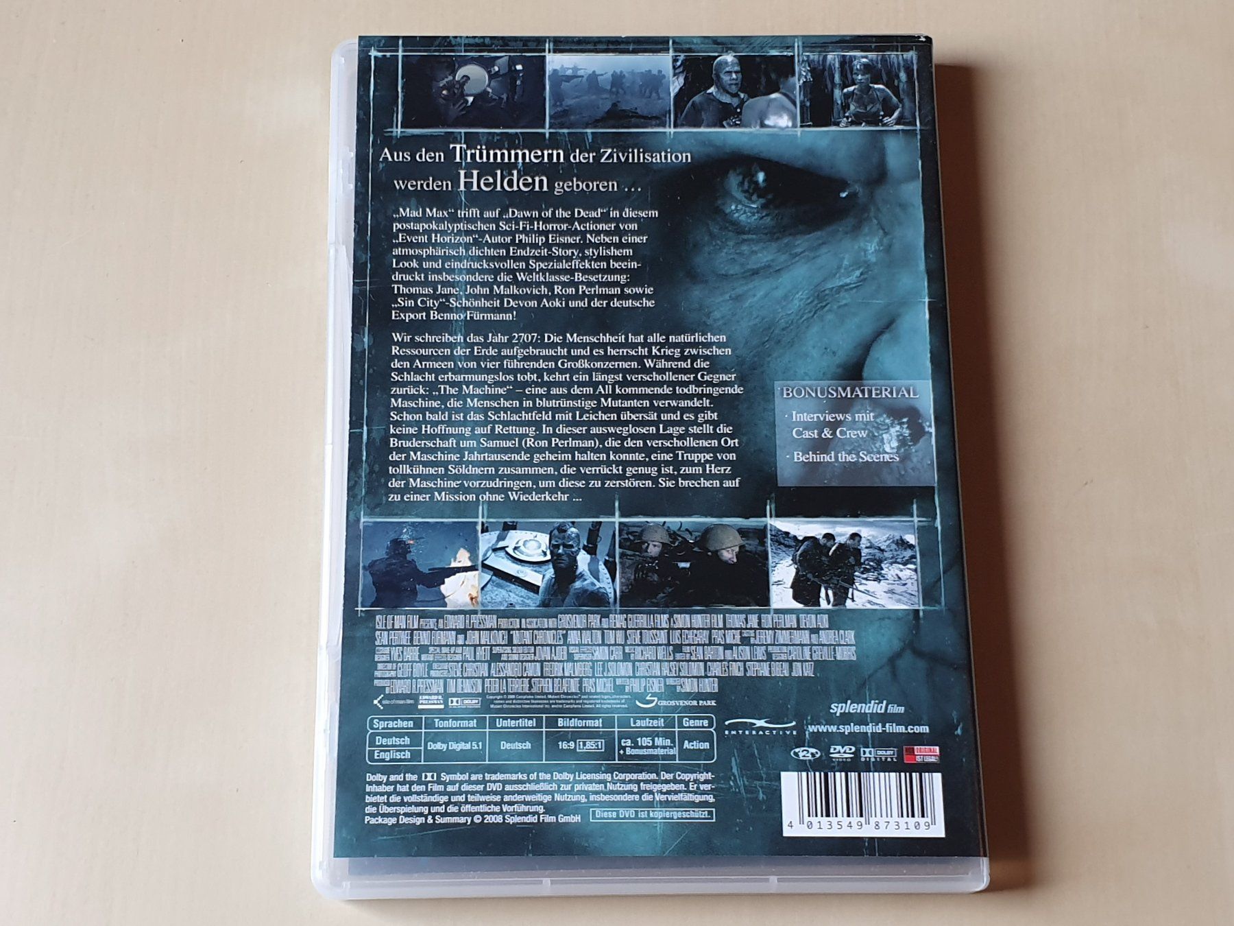 Tous les DVDs: Mutant Chronicles – D'occasion à Stansstad par collectorsshop 1