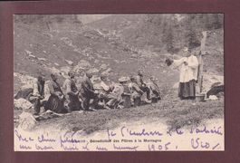 Bénédiction des PÂTRES à la MONTAGNE - 1904