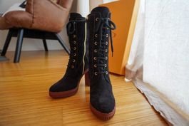 Tod's Stiefel, Leder, Gr. 37, Schwarz, neu mit Box