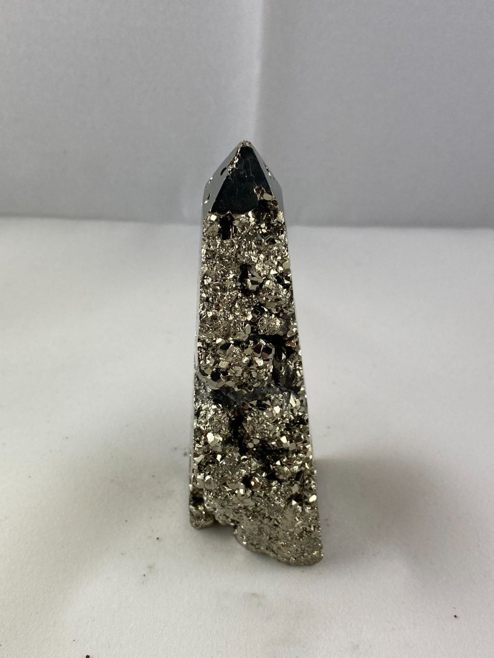 Minerali & Pietre curative: Pyrit Spitze 3cm 3.4cm 9.4cm 228g – Usato da Schinznach Bad venduto da Prosperos