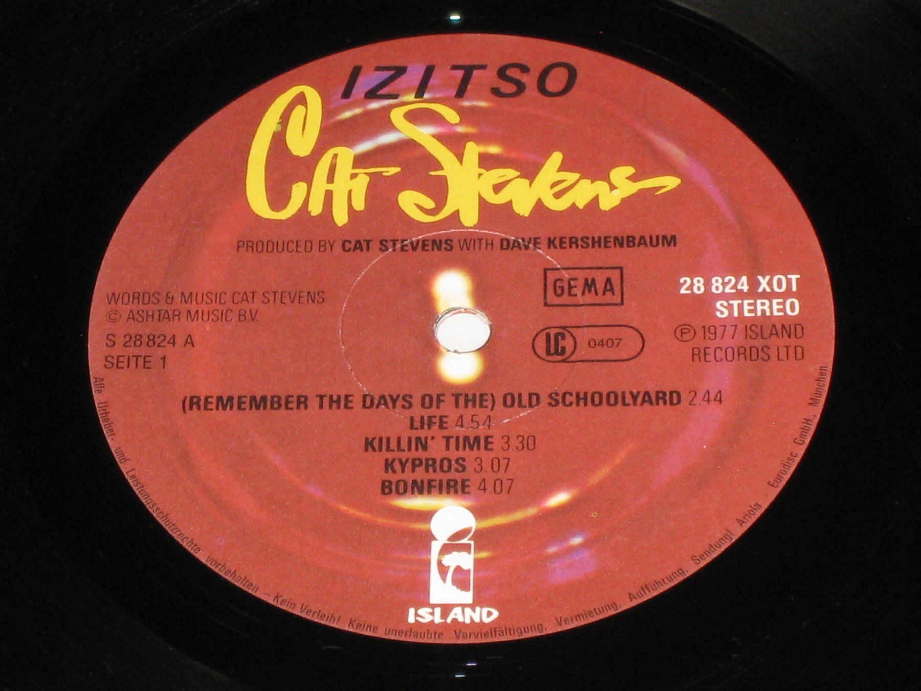 Dischi in vinile: LP - CAT STEVENS - IZITSO – Usato da Steckborn venduto da Quo7 2