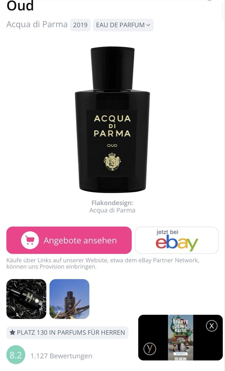 Acqua di parma Parfum & Eau de Toilette: Acqua di Parma Oud Eau de Parfum 100ml – Gebraucht aus Bern von BestBrandSeller89 1