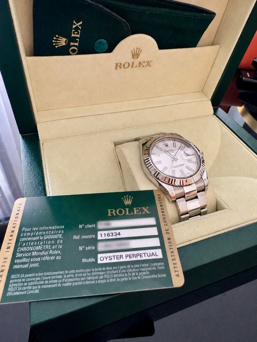 Rolex Montres: Rolex Datejust Weissgold 41mm – D'occasion à Steffisburg par L.B.K