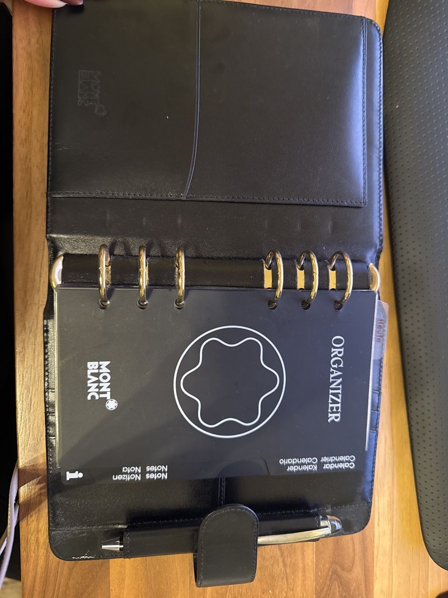 Montblanc Calendriers: Montblanc Organizer Set, Leder, mit Stift – D'occasion à Weingarten-Kalth par Miss_abalone 2