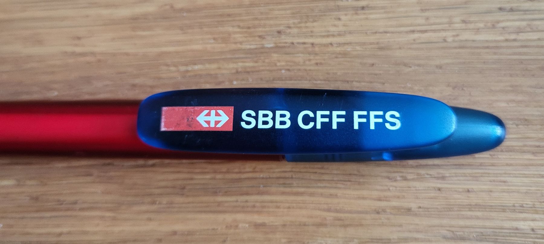 Stifte & Marker: Penna a sfera con logo SBB CFF FFS – Gebraucht aus Castione von Rx-stamps 1