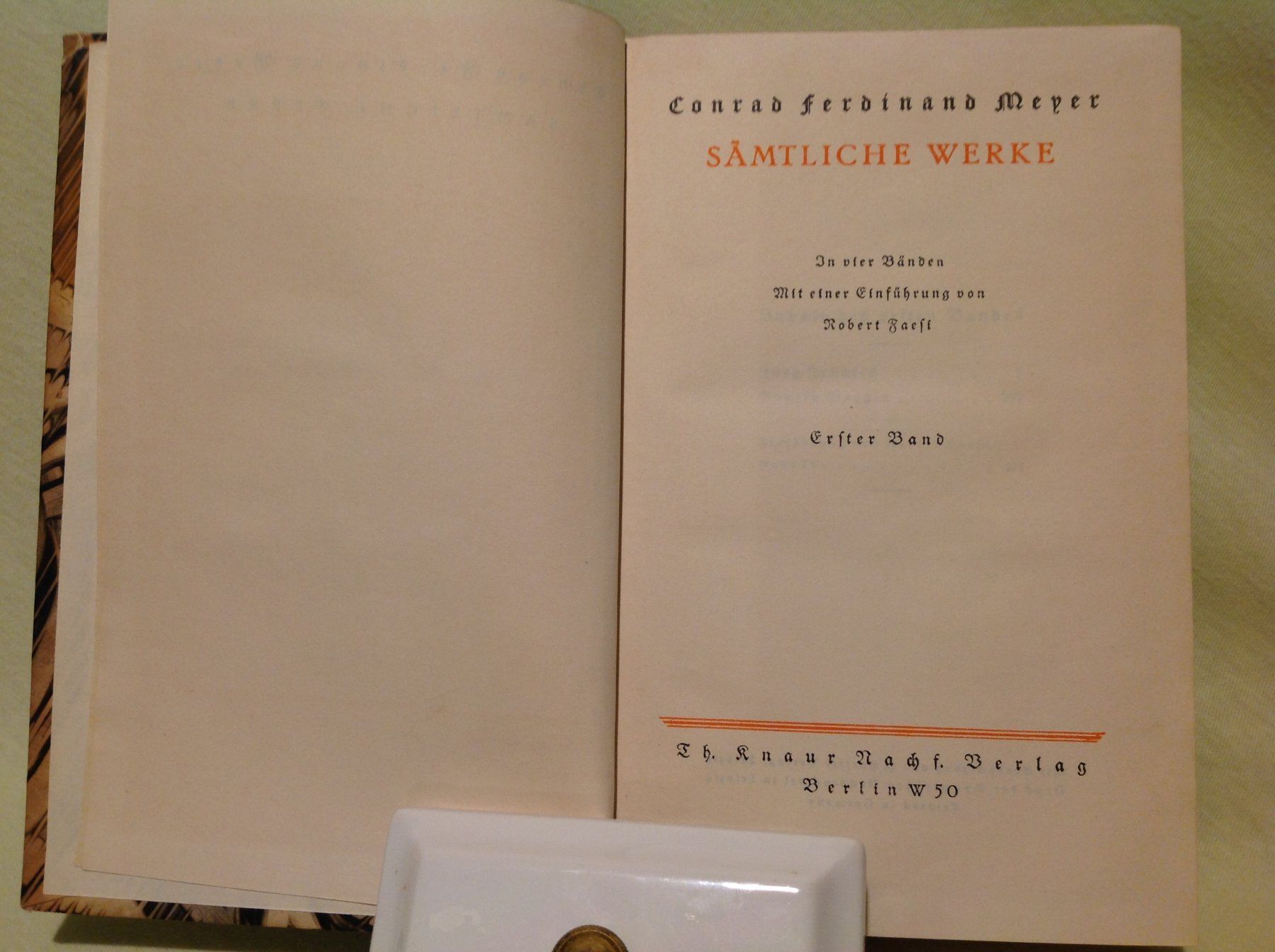 Libri: C.F. Meyer Sämtliche Werke Band 1-2 / 3-4 – Usato da Oberohringen venduto da nichtmehrneu 3