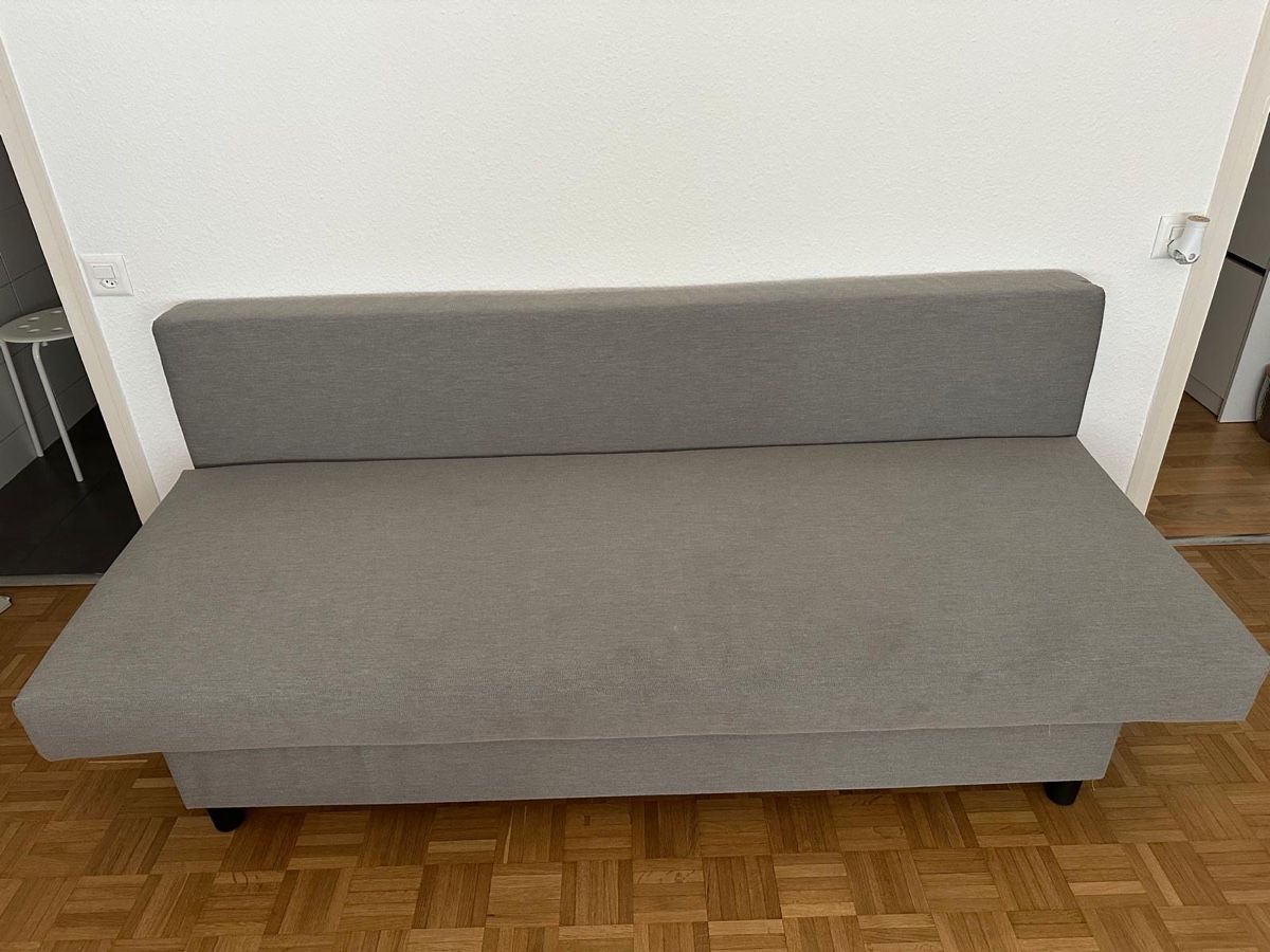 Ikea Divani: Canapé-lit gris clair – Usato da Genève venduto da amd_z25d 1