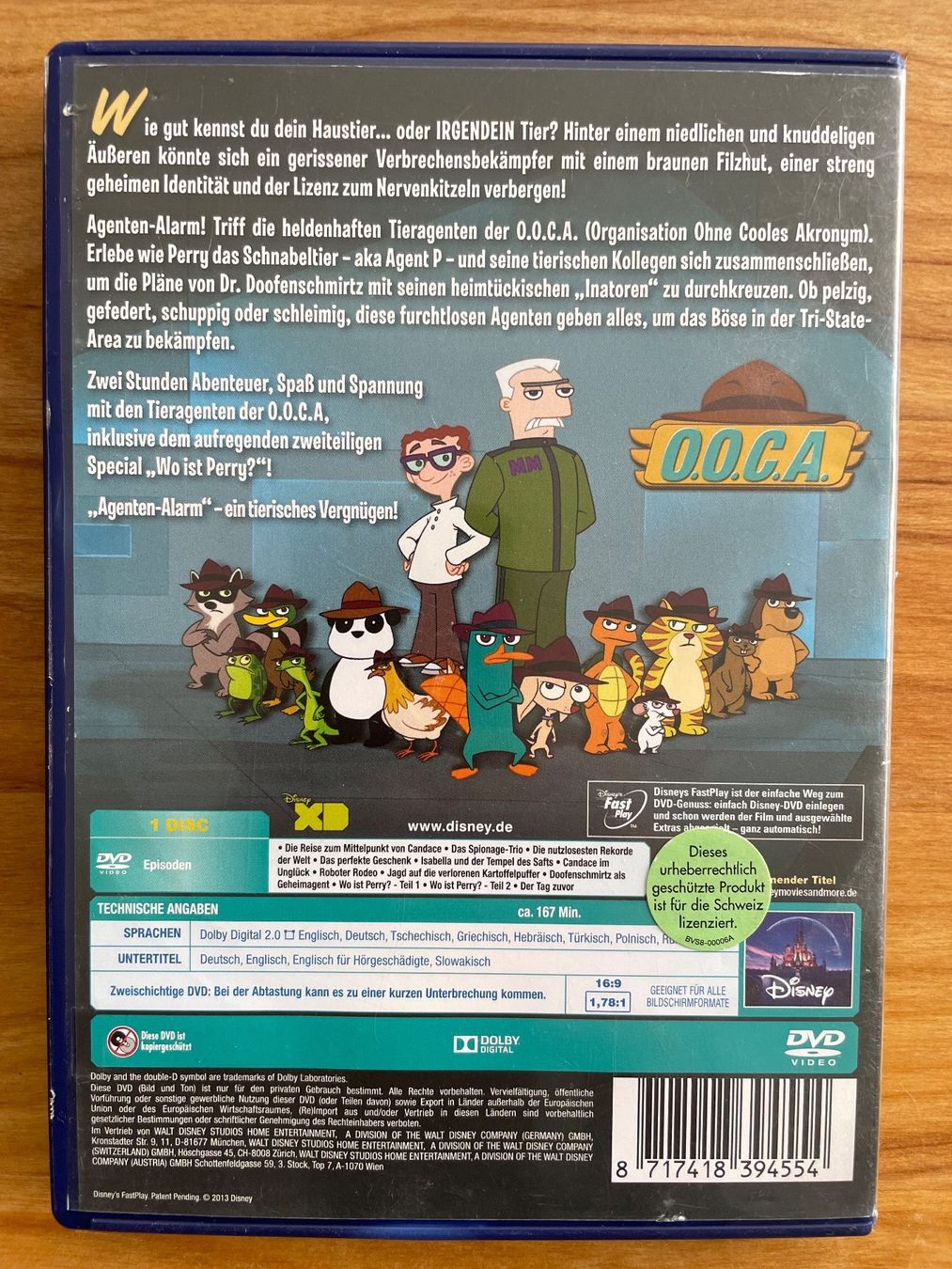 Tutti i DVDs: DVD Phineas und Ferb - Agenten Alarm – Usato da Eglisau venduto da felix_ch 1