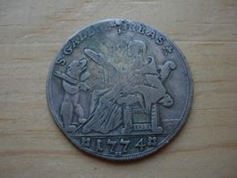 (A3)  Abtei St-Gallen 20 Kr 1774