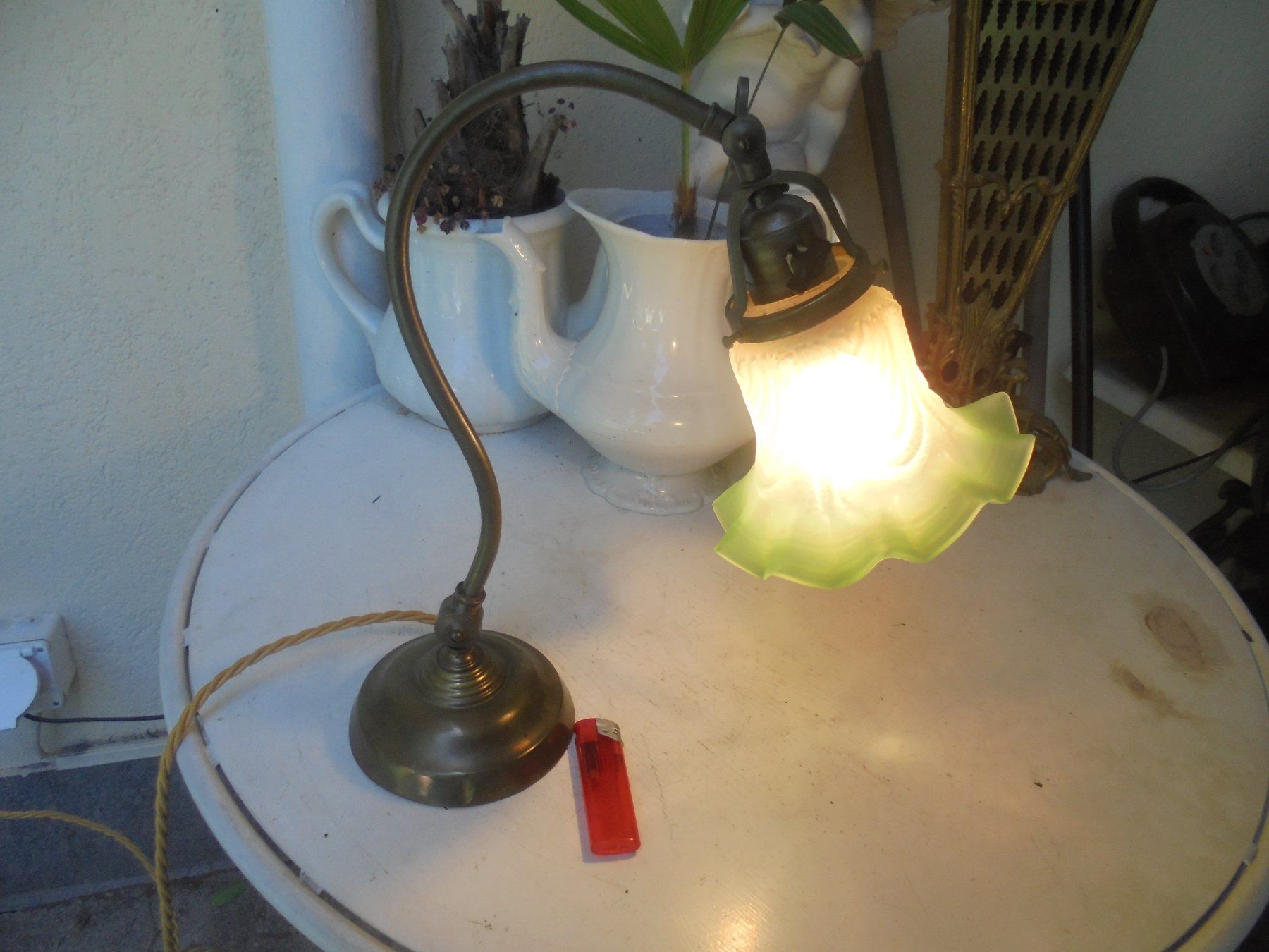 Lampen: <Antike Jugendstillampe ca. 1920 – Gebraucht aus Camorino von Hunpete