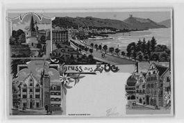 GRUSS aus ZUG ZG 1906 LITHO